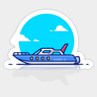 Speed Boat (2) Sticker